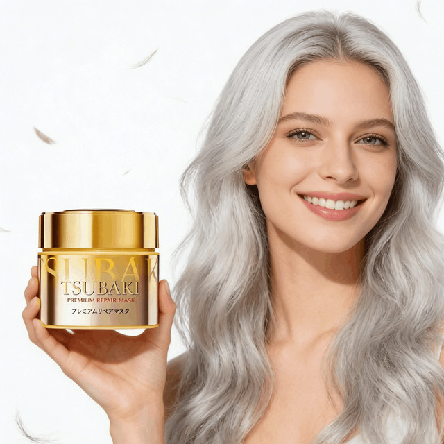 Tsubaki Salon Haarmaske für strapaziertes und trockenes Haar, 180/360g - Bild 1