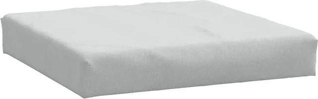 vidaXL Palettenkissen Melange Hellgrau aus Polyester mit Schaumstofffüllung B/B/H: 60 x 60 x 9,5 cm - Bild 1