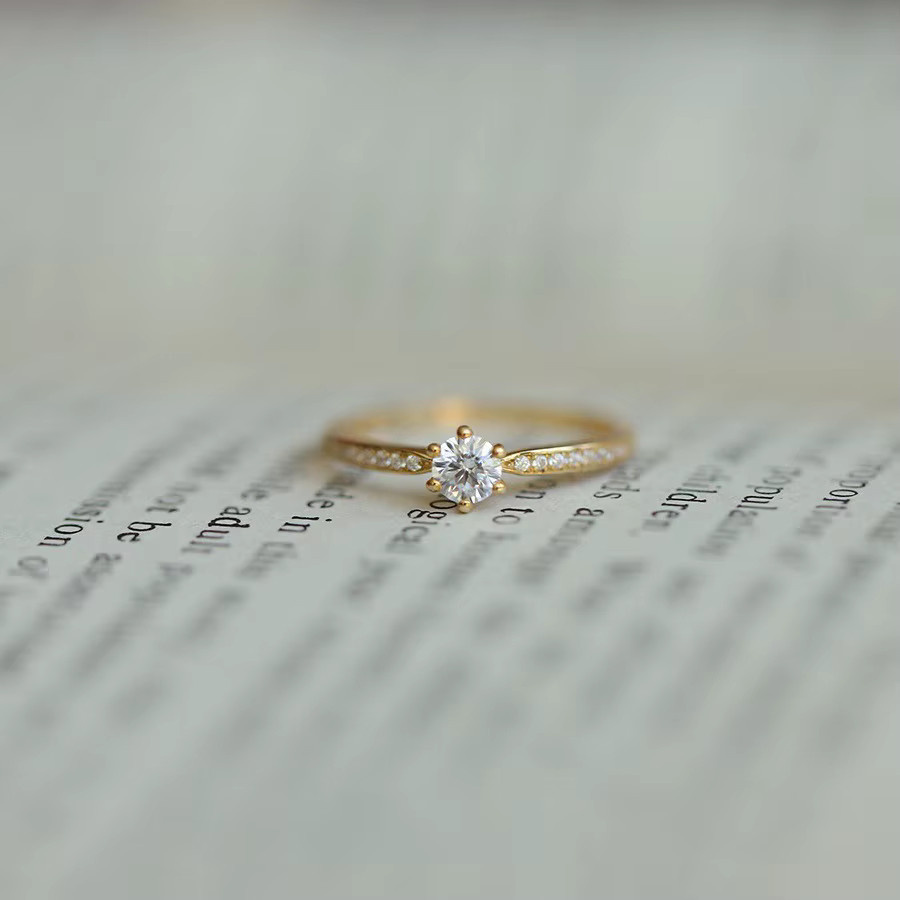 OBEAR Ring 925 Silber, Gold, Zirkonia, Damen - Bild 3