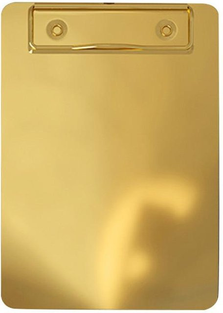 Edelstahl Klemmbrett Tnzmdkfo als Menü-Ticket-Halter für Business und Aktenordner in Gold und Silber, B: 15 cm, H: 10,5 cm - Bild 1