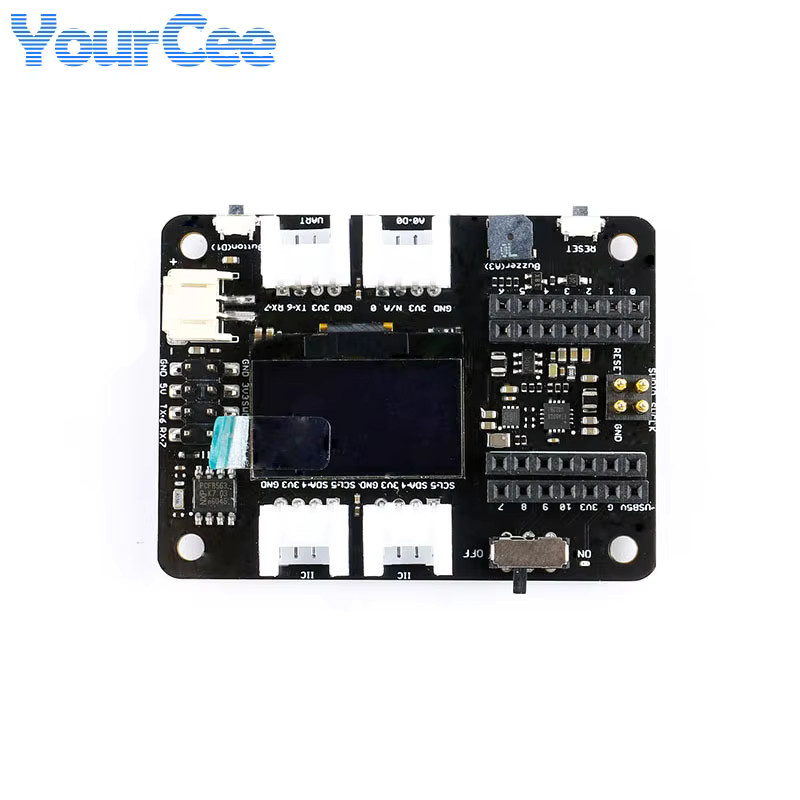 Seeeduino Xiao Seeed Mikrocontroller-Erweiterungsplatine in Schwarz mit Motor- und OLED-Bildschirmanzeige für Arduino - Bild 2