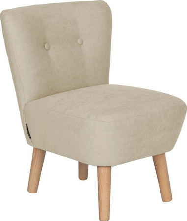 Max Winzer Kindersessel Dolly in Beige im Retro-Design aus Holz und Stoff