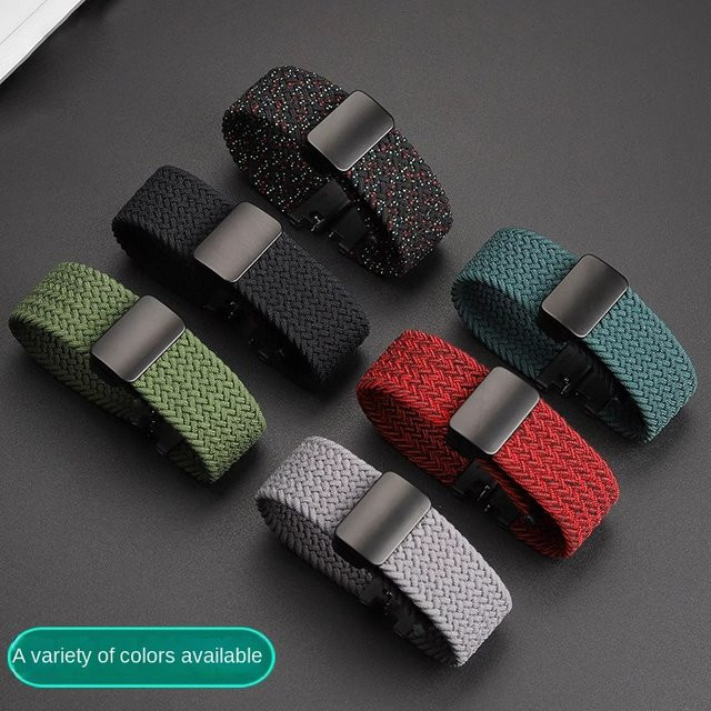 Casio Uhrenarmband Nylon, Schwarz, Magnetschnalle - Bild 1