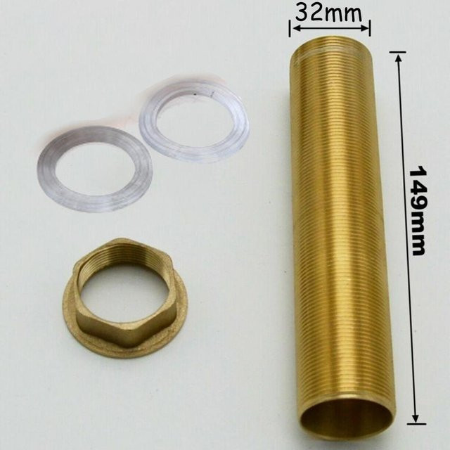 Lily Home Reparatur-Montagesatz für Badezimmer-Waschtischarmaturen aus Messing in Gold - Bild 1