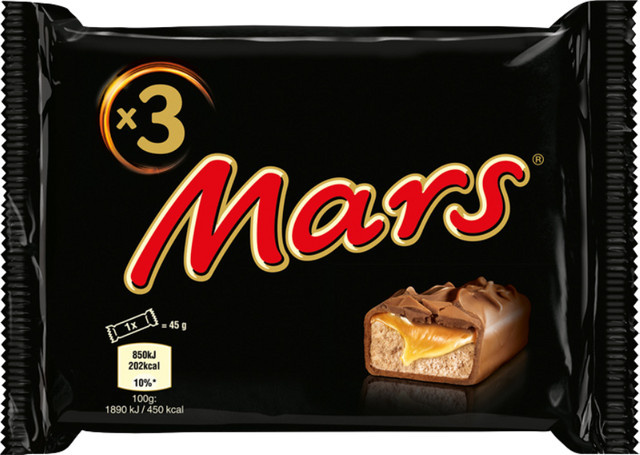 Mars Classic Schokoriegel 3 x 45 g - Bild 1