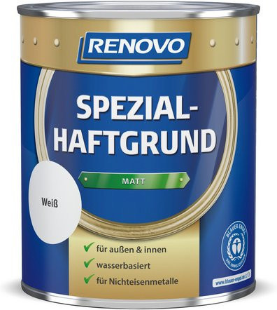 RENOVO Grundierung für Holz, wasserbasiert, matt, weiss, 0,75 l - Bild 1