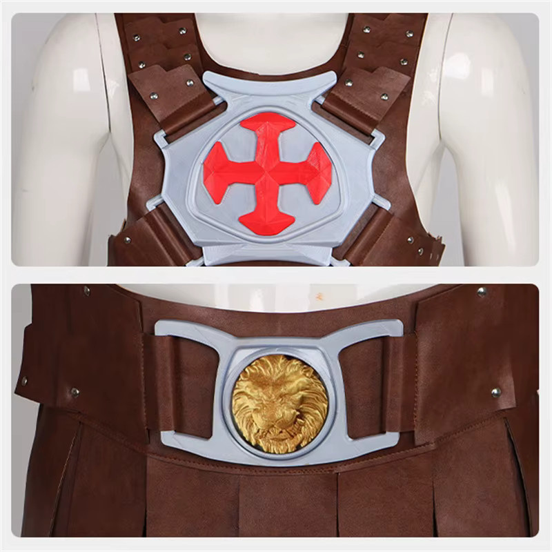 BOOCRE Masters Of The Universe He-Man Cosplay-Kostüm, Superhelden-Kampfanzug-Set, Männer - Bild 2
