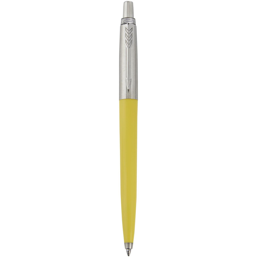 Parker Jotter Recycled Kugelschreiber Gelb mit blauer Tinte aus recyceltem Kunststoff und Edelstahl - Bild 2