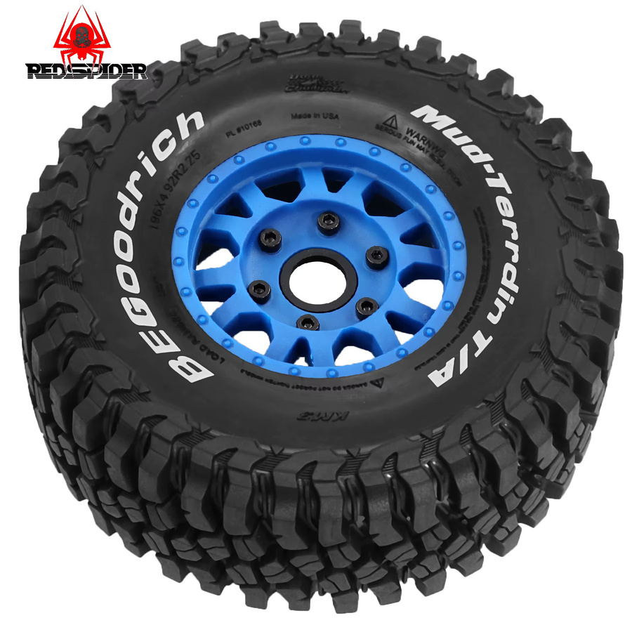 RS Short Course Truck Reifen, 4-teiliges Set, 1:8, Blau, Gummi - Bild 2