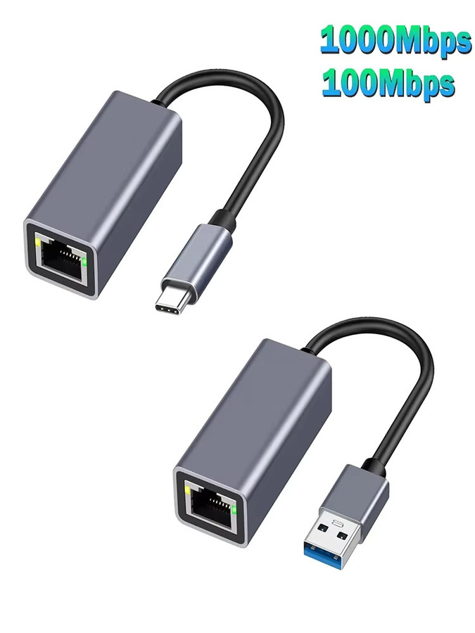 kebidumei USB-C auf RJ45 Ethernet-Adapter 1000Mbps Gigabit LAN-Netzwerkkarte für MacBook und iPad - Bild 5
