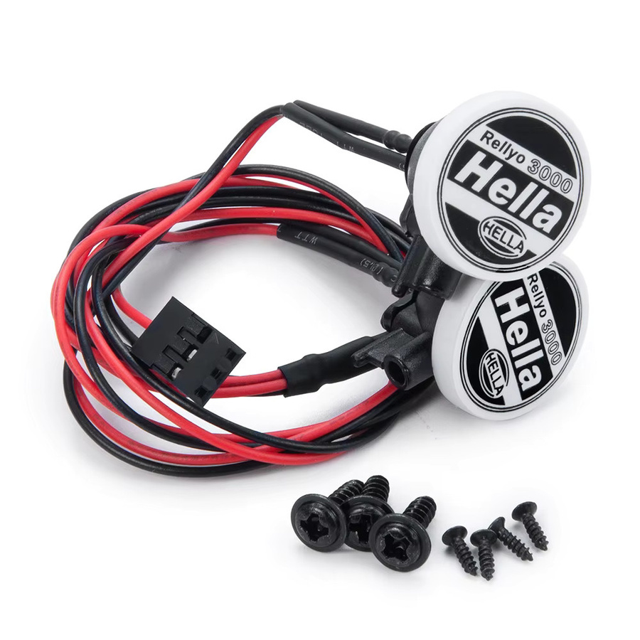 Yeahrun LED RC Auto Runddach LED Lampe Scheinwerfer, 4/2pcs Set - Bild 3