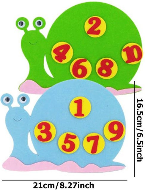 OKEJOLLY Mathespielzeug, Filz, Montessori Lehrmittel - Bild 1