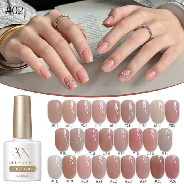 MIANEL Gel Nagellack, Nude Pink, 10 ml - Bild 1