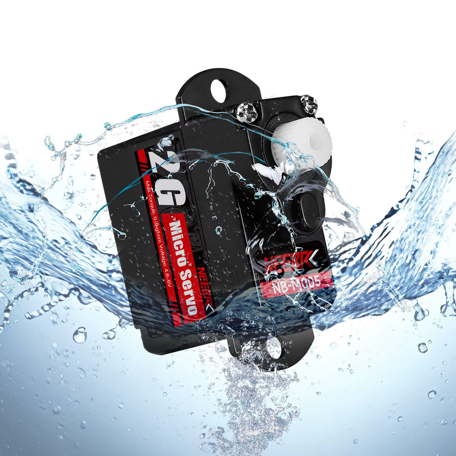 NEEBRC Mini Getriebe Digital Servo, Wasserdicht, Motor für RC Auto, Flugzeug, Hubschrauber, Roboter - Bild 2