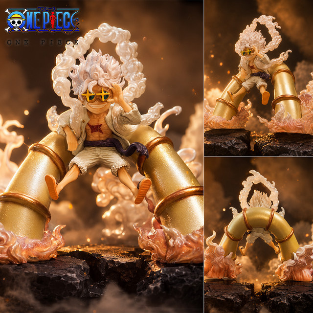 One Piece Gear 5 Nika Luffy Figur, Anime PVC-Statue, 1-teiliges Set - Bild 1