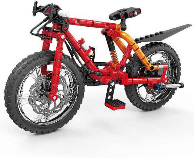 Yiran toy Mountainbike Fahrrad Konstruktionssteine rot - Bild 1