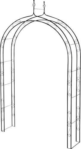 Siena Garden Rosenbogen Oxford aus Metall in Anthrazit B: 150 cm, T: 36 cm, H: 250 cm - Bild 1