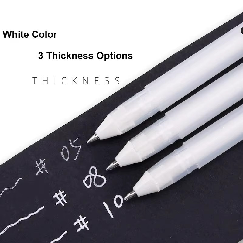 SAKURA Gelly Roll Textmarker Set in Weiß, Silber und Gold für kreative Zeichnungen und Design - Bild 4