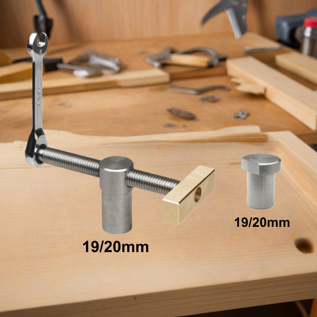GDART Desktop Clip Clamp Werkzeug-Set mit Bankhunde-Löchern zur präzisen Schnellbefestigung und Fixierung für Bearbeitungen - Bild 1