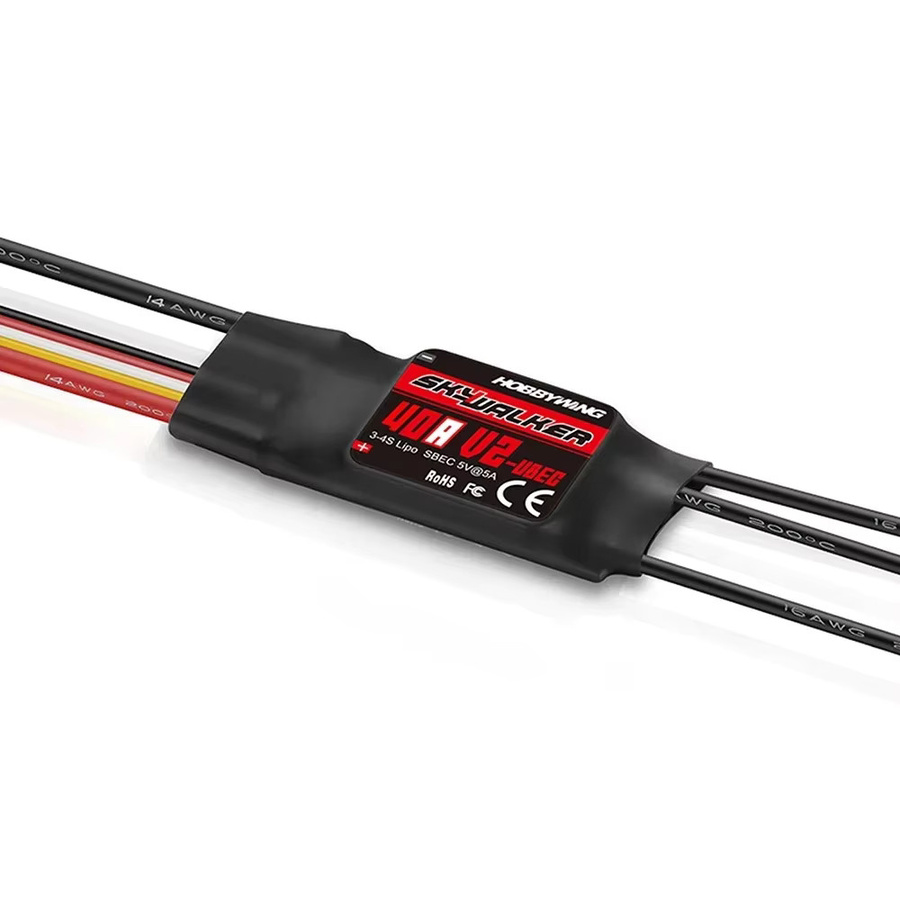 HOBBYWING Skywalker V2 ESC Speed Controller, UBEC, T/XT60 - Bild 2