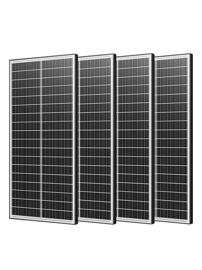 Rvpozwer Monokristallines Solarpanel N-Typ 18BB in Schwarz mit 400W/200W/100W hocheffizienter PV-Leistung für netzunabhängige Anwendungen - Bild 6