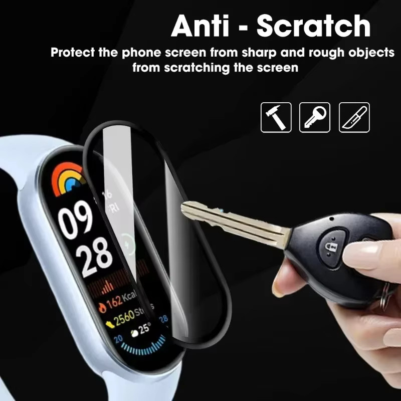 Xiaomi Displayschutzfolie für Mi Band 9, transparent, Unisex - Bild 3