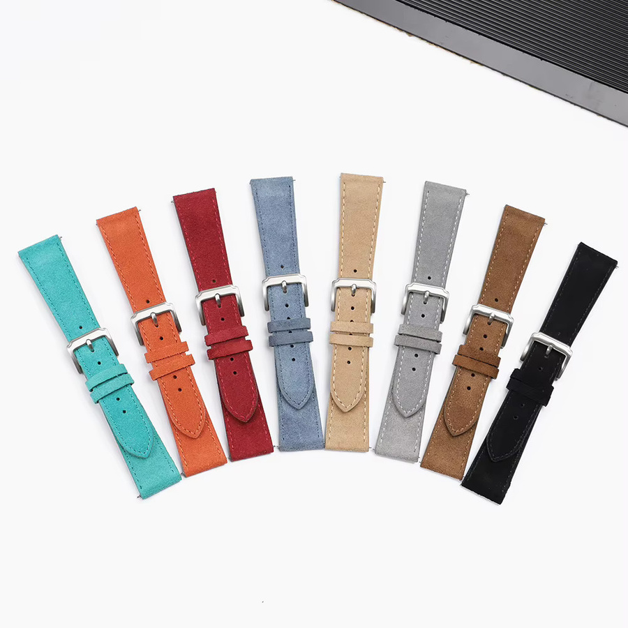 Uhrenarmband Wildleder, Leder, Unisex, Bunt - Bild 3