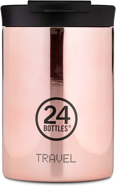 24Bottles Travel Tumbler Grand 350ml Rose Gold Pink Gold - Bild 1
