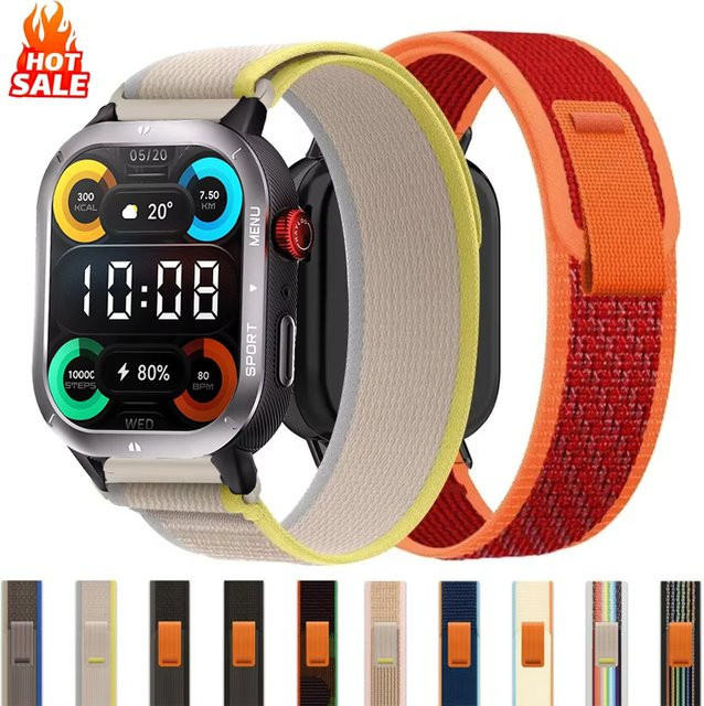 Haylou Uhrenarmband Trail Loop, Nylon, Schwarz, Unisex - Bild 1
