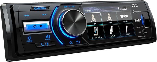 JVC KD-X561D Autoradio mit Bluetooth in Schwarz - Bild 1
