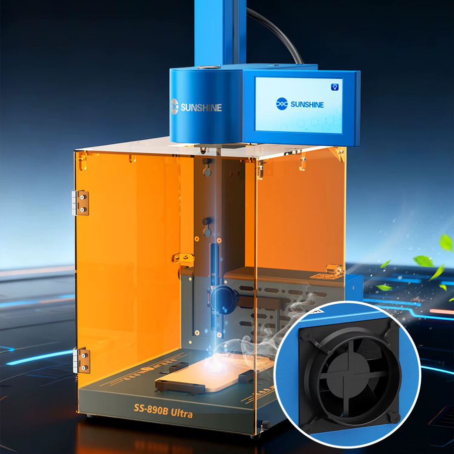 SUNSHINE SS-890B Ultra 10W Blauer Laser Rückglas-Entferner mit Autofokus und faltbarem Design für die Handy-Reparatur von iPhone aller Serien - Bild 5