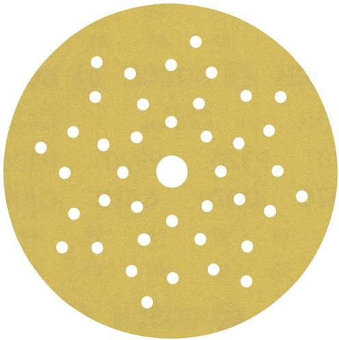 Bosch Expert C470 Exzenterschleifpapier gelocht Körnung 320 Durchmesser 125 mm 5 Stück Gelb - Bild 1
