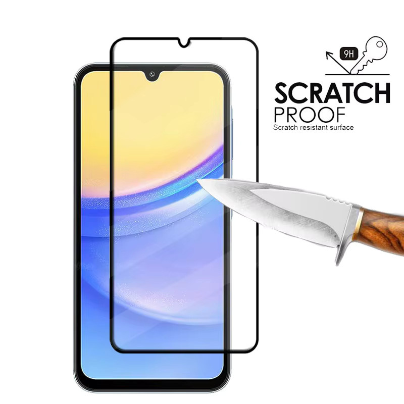 Samsung Galaxy A16 Panzerglas Display Schutzfolie HD 9H Vollabdeckung Transparent - Bild 1