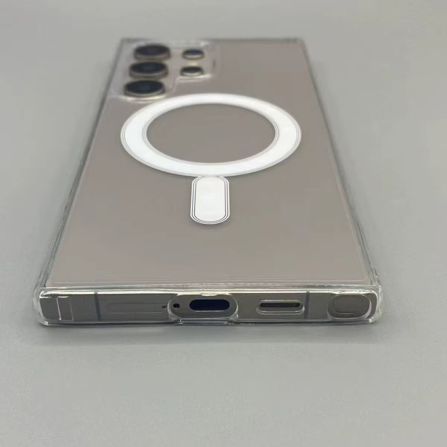 Samsung MagSafe Magnetische Klare Handyhülle Transparent für Galaxy S26 Ultra S25 S24 S23 S22 S21 Plus Ultra FE - Bild 2