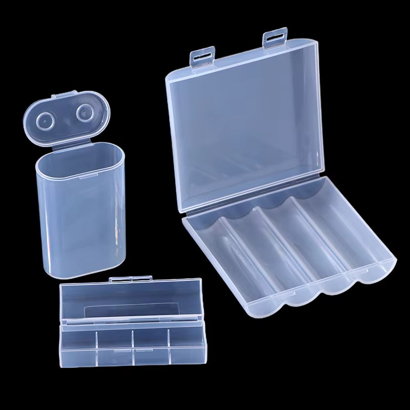 Transparente Schutzbox für 21700 Batterien aus PP-Kunststoff zur sicheren Lagerung - Bild 3