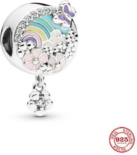 Schmetterling Charm Bead Fit Armband, 925 Silber, Zirkonia, Damen - Bild 1
