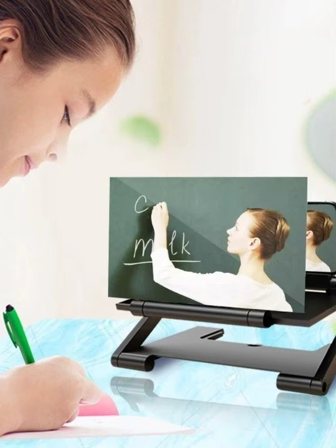 Tragbarer und faltbarer Handy-Bildschirmverstärker als multifunktionaler HD-Bildschirmvergrößerer in Schwarz oder Weiß - Bild 5