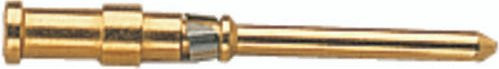 HARTING Crimpkontakt 09152006126 aus Messing mit Goldbeschichtung - Bild 1