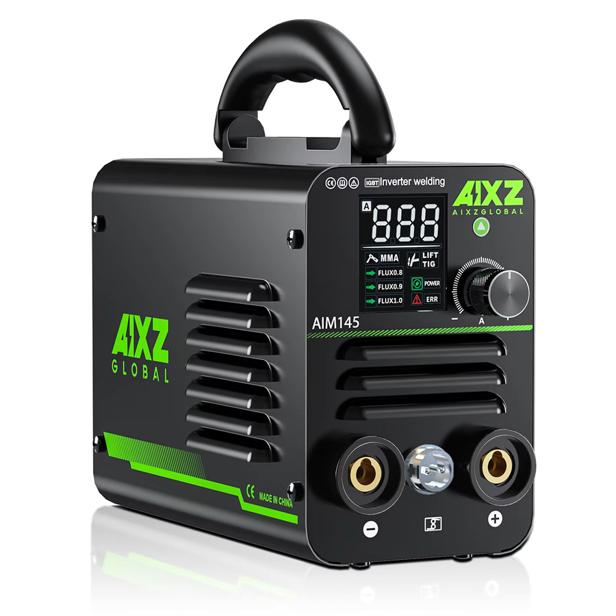 AIXZ 3in1 Schweißgerät Gaslos mit ARC, MMA und LIFT WIG Funktionen, tragbarer MIG IGBT Inverter in Schwarz, 220V, 20-120A - Bild 4