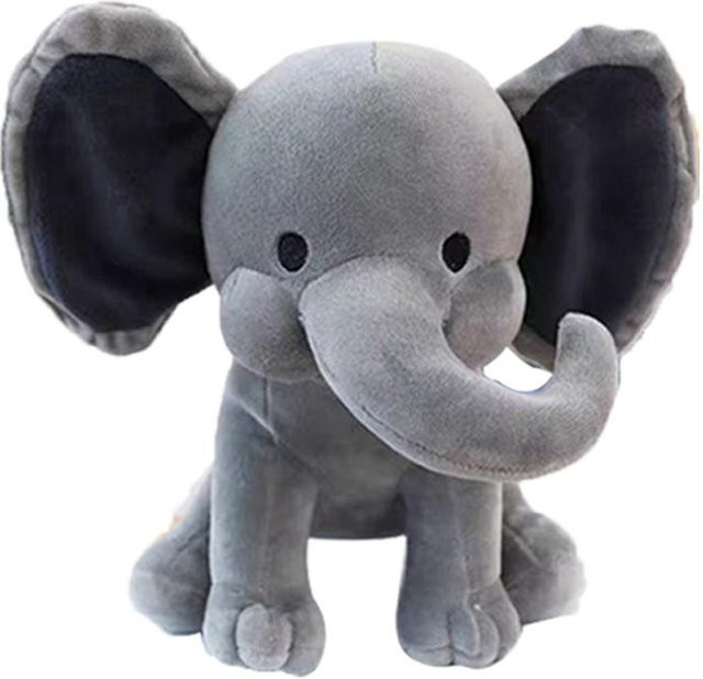 Yiran toy Elefant, Plüschtier, Grau, 25cm - Bild 1