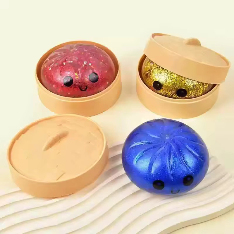 SIBEIJIA Knödel-Formige Dekompressions-Squishy-Bälle, Stressabbau-Spielzeuge - Bild 2