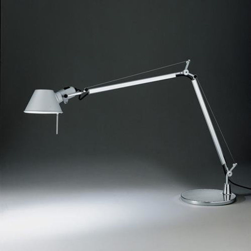 Artemide Tolomeo Mini Tavolo Tischleuchte in Silber aus Aluminium mit LED und E27 Fassung - Bild 3