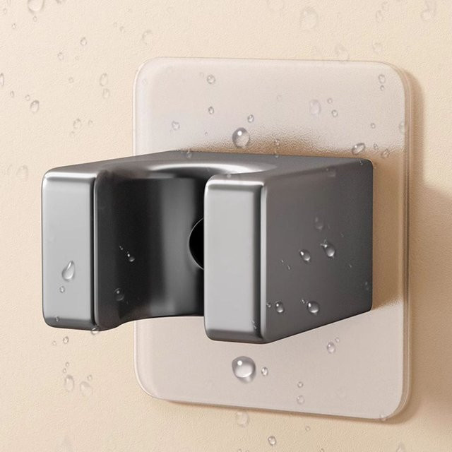 VIBRATITE Duschkopfhalter verstellbar und wasserdicht in polierter Ausführung ohne Bohren - Bild 1