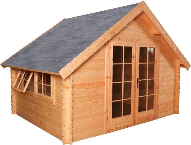 Gartenhaus Blockbohlenhaus Luton B: 350 cm, T: 300 cm - Bild 1