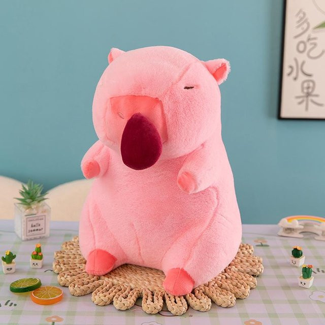 Yiran Health & Beauty Cartoon Schnupfen Capybara Plüschtier, Puppe, Kissen - Bild 1