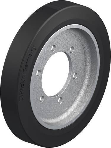 Blickle GEVA 500/6 Anflanschrad in Anthrazit und Schwarz mit 500 mm Durchmesser und einer Tragfähigkeit von 1560 kg - Bild 1
