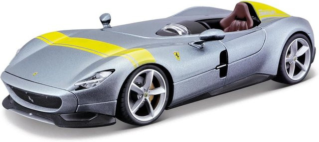 Bburago Ferrari Monza SP1 Signature Edition, Modellauto, 1:43, silber - Bild 1