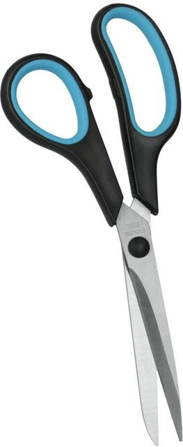 Metaltex Küchenschere aus Edelstahl und Kunststoff in Schwarz und Türkis, Höhe: 21,5 cm - Bild 1