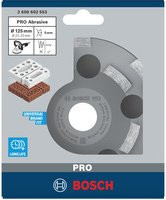 Bosch Diamanttopfscheibe Expert for Abrasive für Beton und Stein, Durchmesser: 125 mm, B/T/H: 125 x 22,23 x 4,5 mm - Bild 2