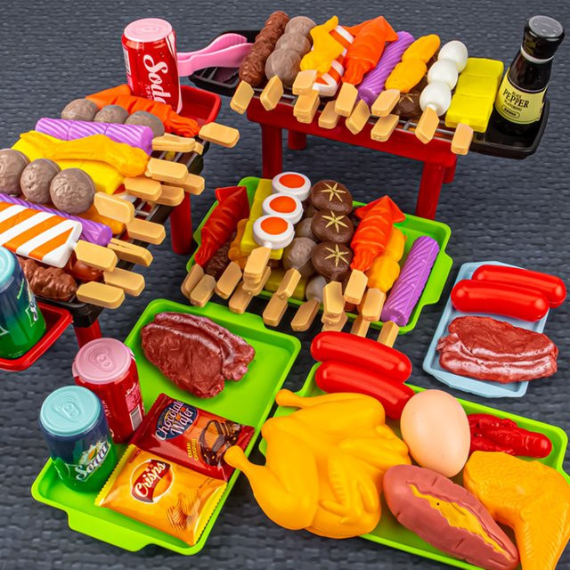 YONRA Mini Küche Grill Set, Bunt / Mehrfarbig, Kunststoff - Bild 1